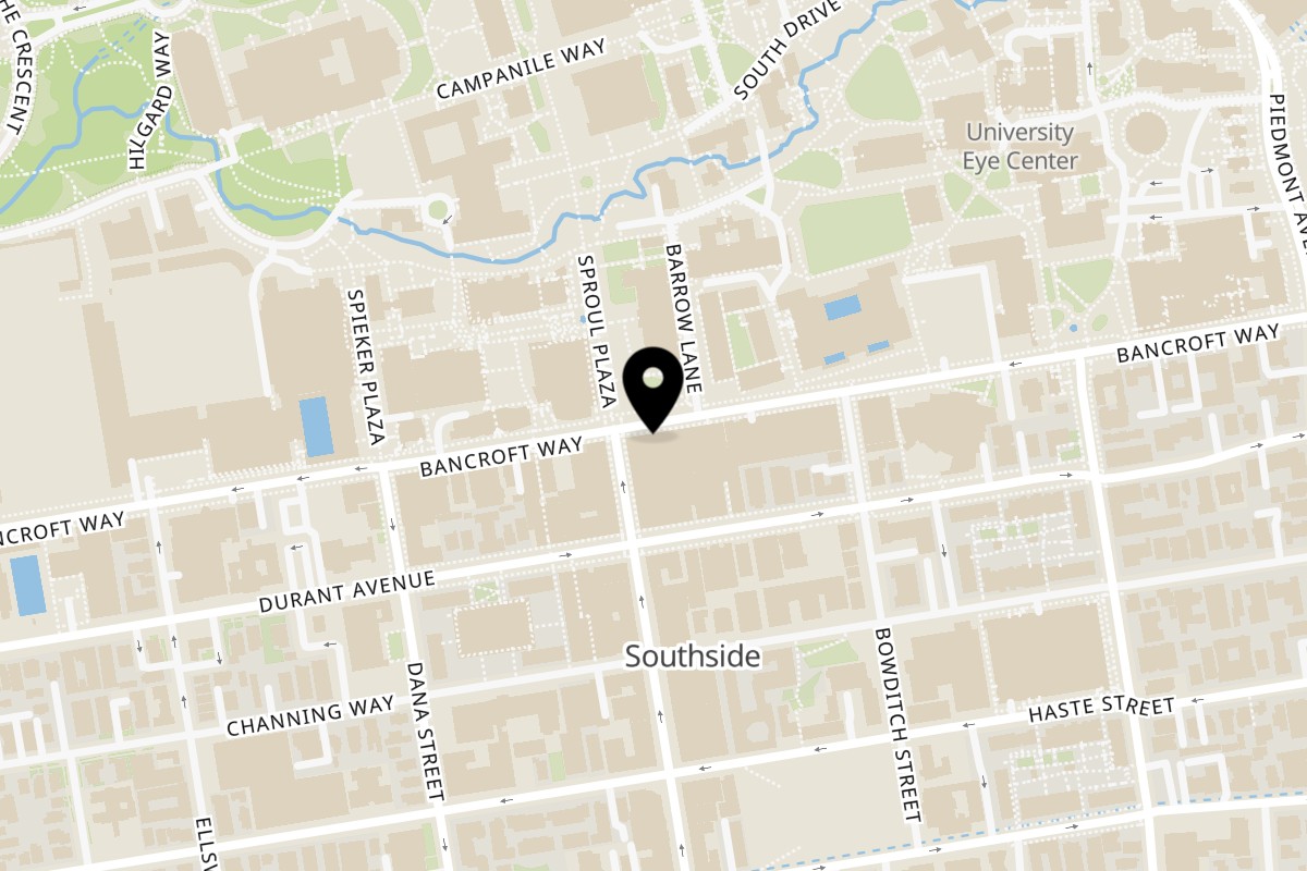 Map showing the location of Nippon Curry Nippon Curry Berkeley on 2512 Bancroft Way in Berkeley